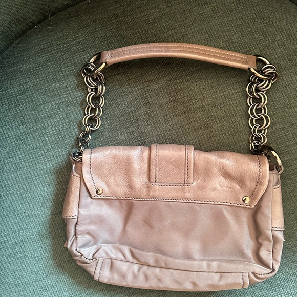Prada gray leather and fabric purse - Picture 2 of 3